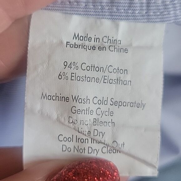 John Varvatos men's size 16.5 Slim Button down. - Picture 7 of 8